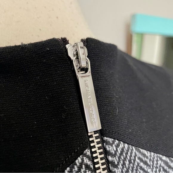 Michael Kors Black & Gray Color Block Flattering Sheath Dress 6 Business Career - Picture 5 of 12